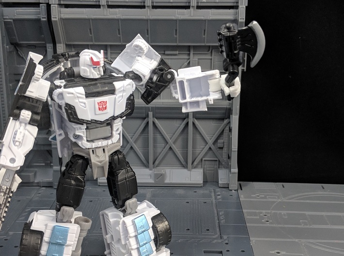 TF Combiner Wars Hands for Prowl wrist Rotation 3d printed 