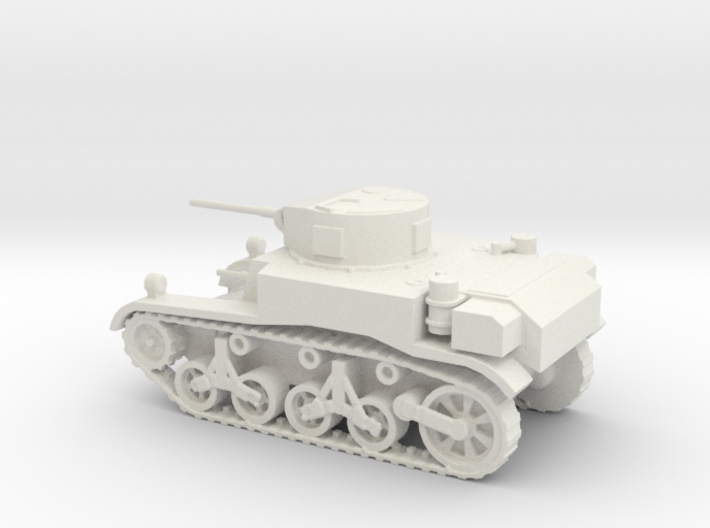 1/87 Scale M3A1 Light Tank 3d printed