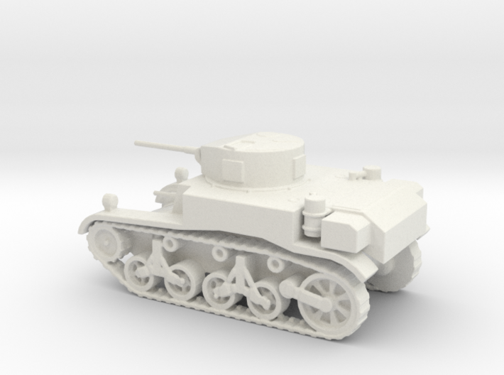 1/100 Scale M3A1 Light Tank 3d printed