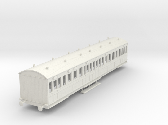 o-100-rhymney-railway-3rd-two-open-saloon-coach 3d printed