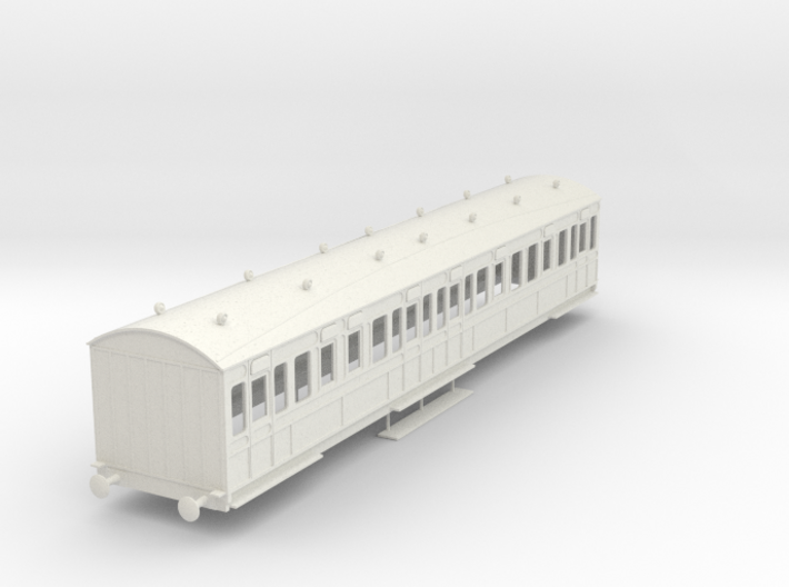 o-32-rhymney-railway-3rd-two-open-saloon-coach 3d printed