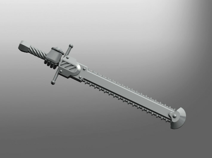 Execution pattern Chainblade (right hand) 3d printed