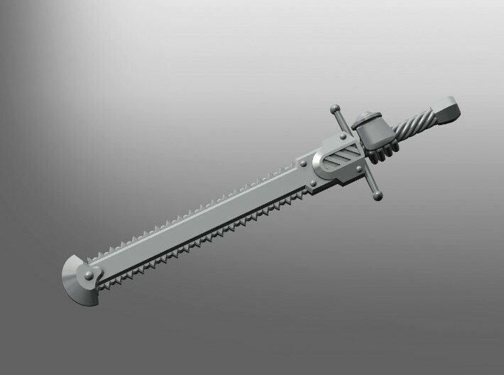 Execution pattern Chainblade (left hand) 3d printed