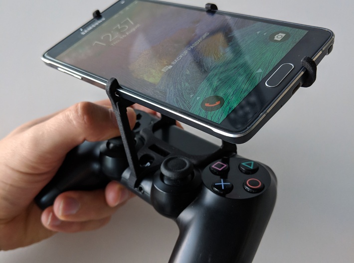 Controller mount for PS4 &amp; vivo NEX Dual Display - 3d printed Over the top - top