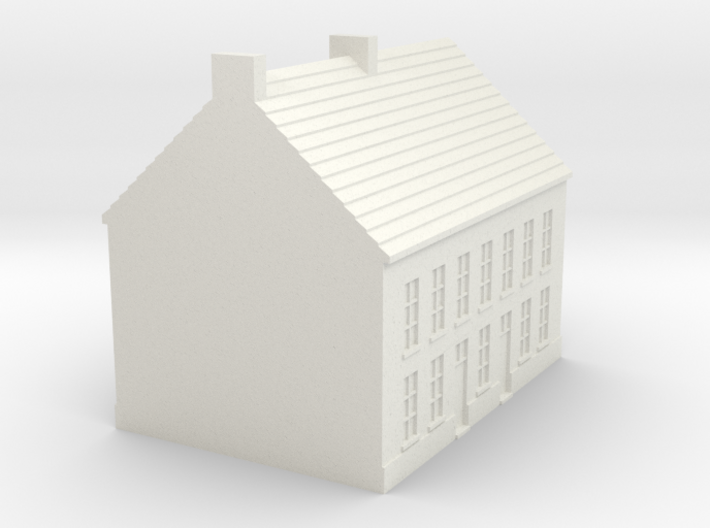 1/350 Town Building 2 3d printed 