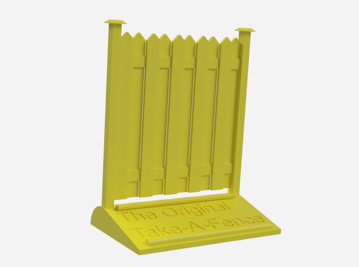 The Original Take-A-Fence: The Upright Citizen 3d printed
