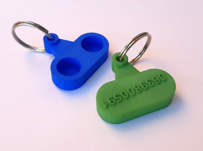 Dockey keychain 3d printed 