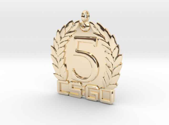 CS:GO - 5 Year Medallion 3d printed 