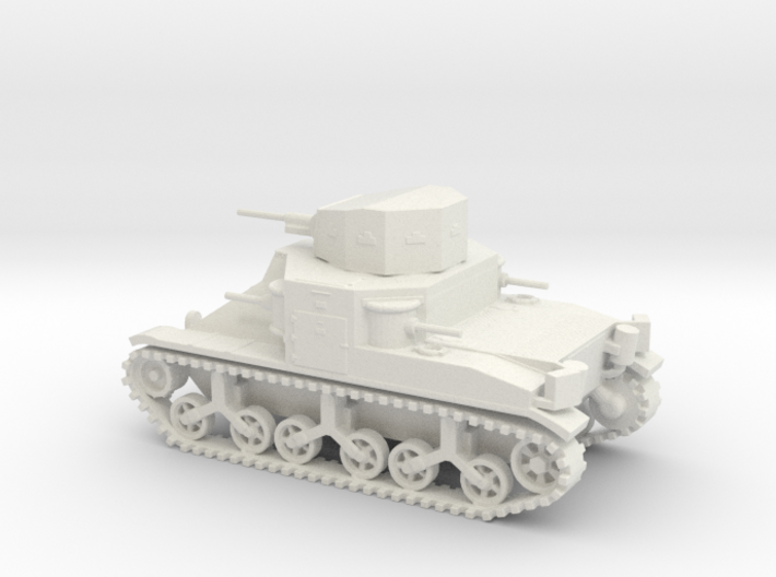 1/100 Scale M2 Medium Tank 3d printed