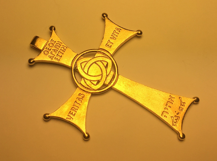 A Cross for All Christians 3d printed 