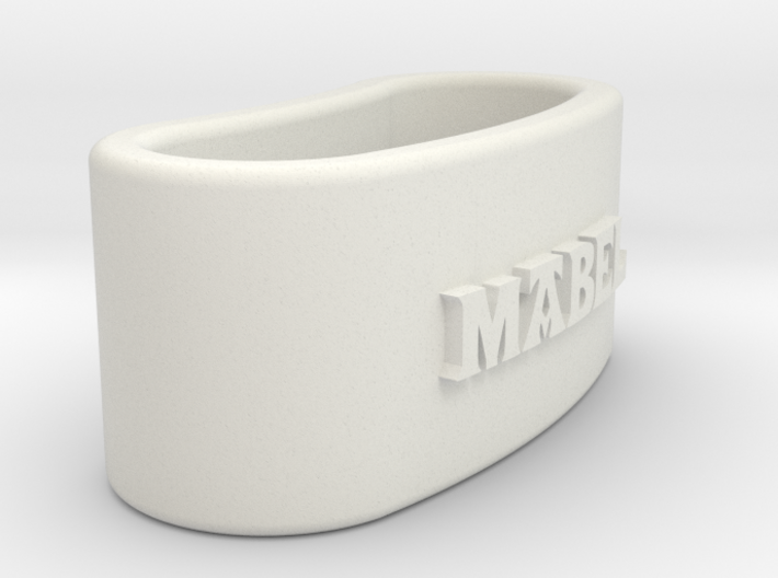 MABEL napkin ring with lauburu 3d printed 
