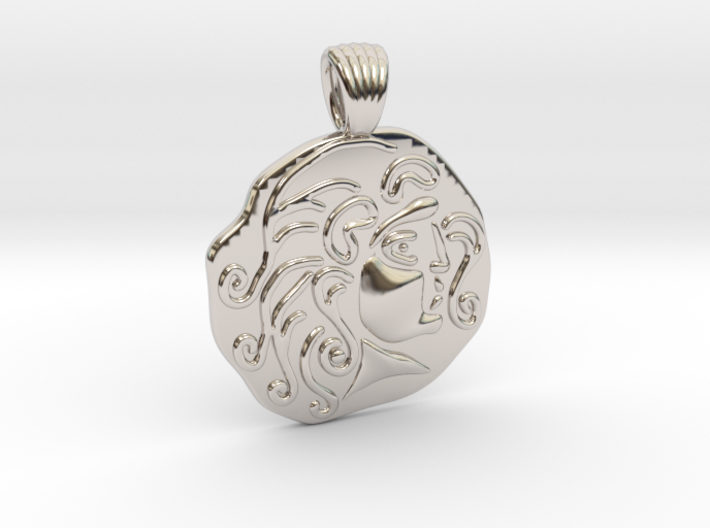 Apollo [pendant] 3d printed