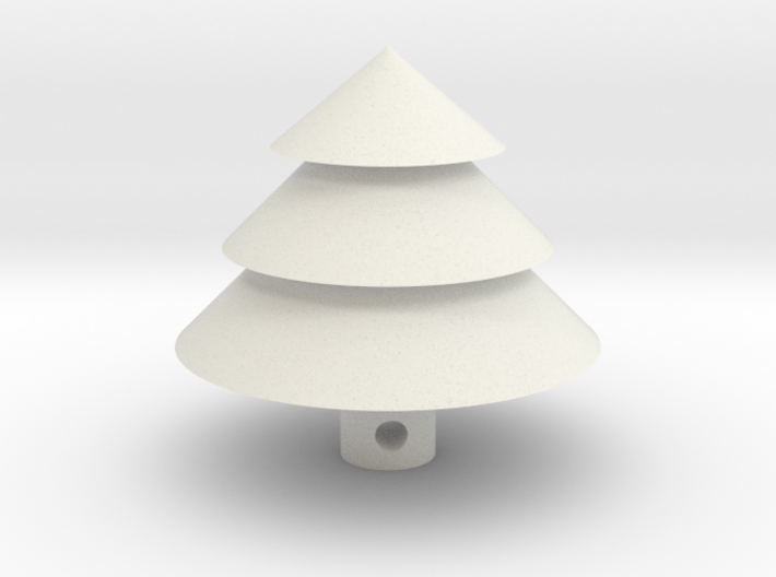 Christmas Tree Keychain 3d printed
