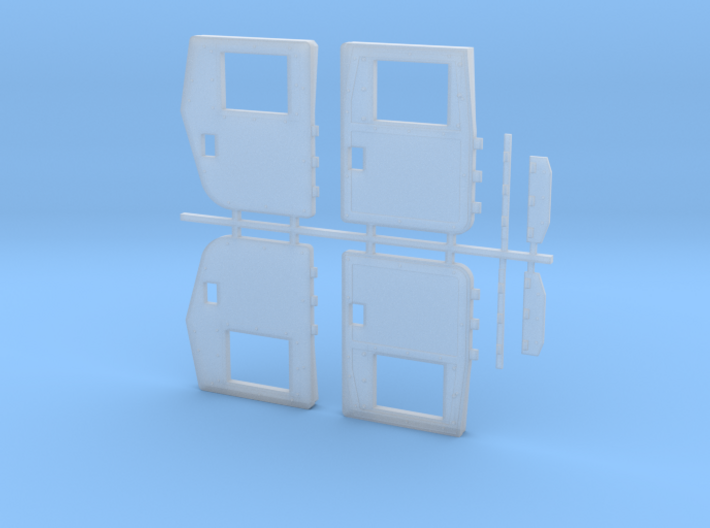 Armored doors for M1113 GMV  3d printed 