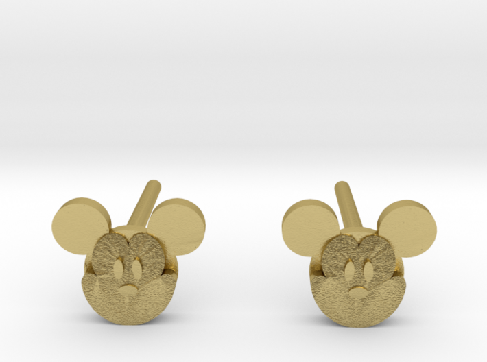 Mickey Mouse Earrings 3d printed