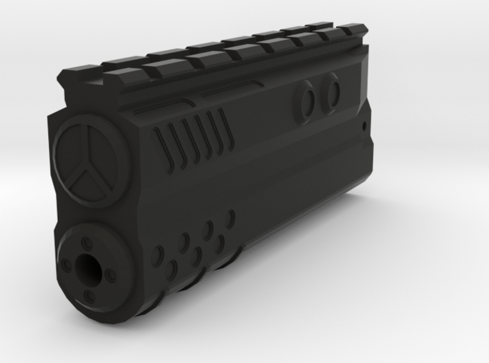Incognito Blade Silencer for MP5 and MP5K Top Rail 3d printed