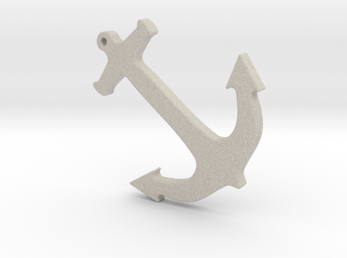 Anchor Nautical Necklace / Pendant-10 3d printed