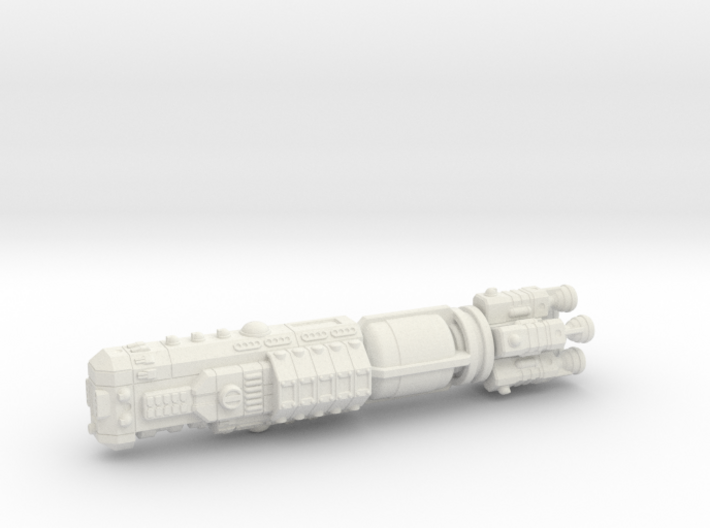MCSF Space Control Ship 3d printed 