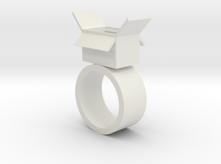 Surprise box ring 3d printed