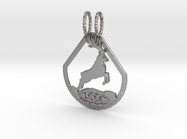 Celtic Zodiac Stag/Deer pendant 3d printed 