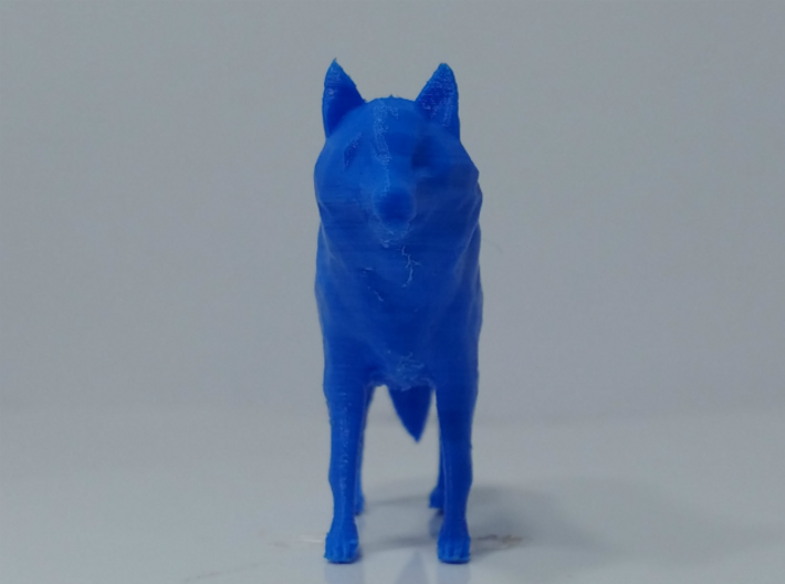 Low Poly Wolf 3d printed 