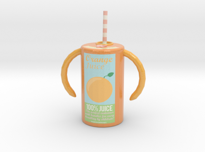 Magical Mary - Juice Cylinder 3d printed Miniature version (glossy)