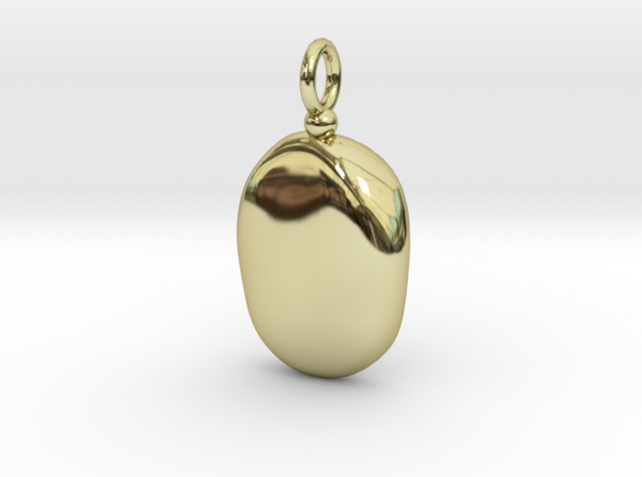Oval Cleo Pendant 3d printed 