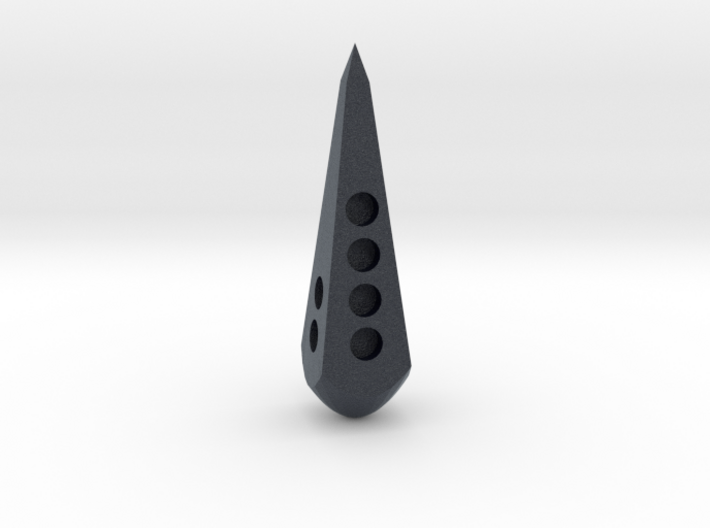Obelisk dice pipped (d4 or d6) 3d printed