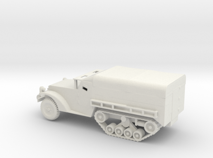 1/72 Scale M3 Halftrack with cover 3d printed