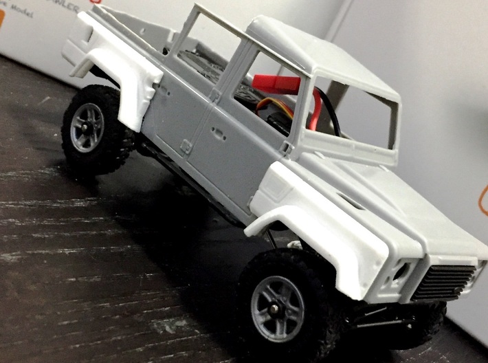 Orlandoo D110 Pickup conversion (With drop bed) 3d printed D110 after body modification