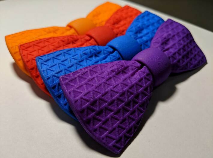The Tri Bow Tie 3d printed The Tri Bow Tie in so many colors!