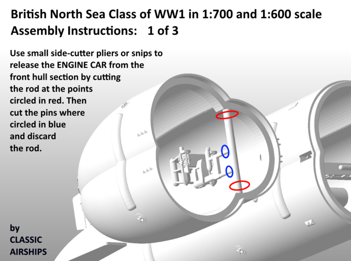 North Sea Class of WW1 3d printed 