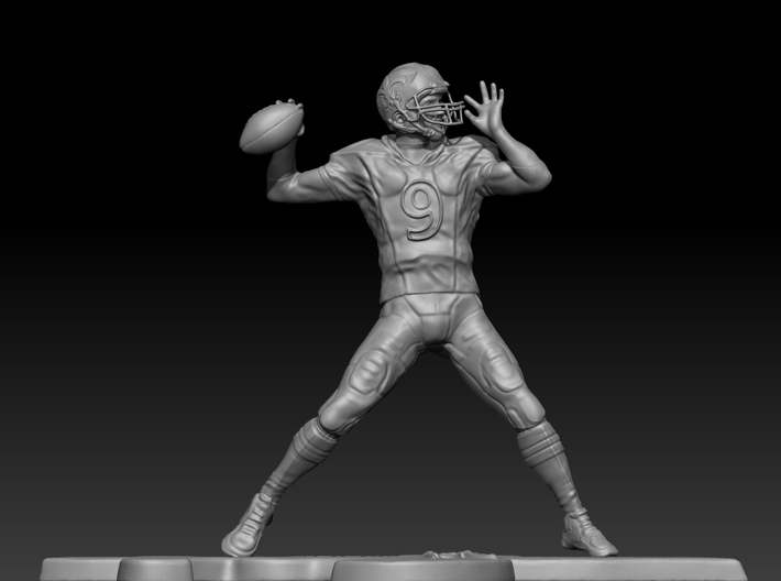 Drew Brees FOR 3D 01_010_19_Head 3d printed 