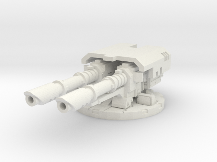 complete cannon mount for laser cannons - 28mm S 3d printed
