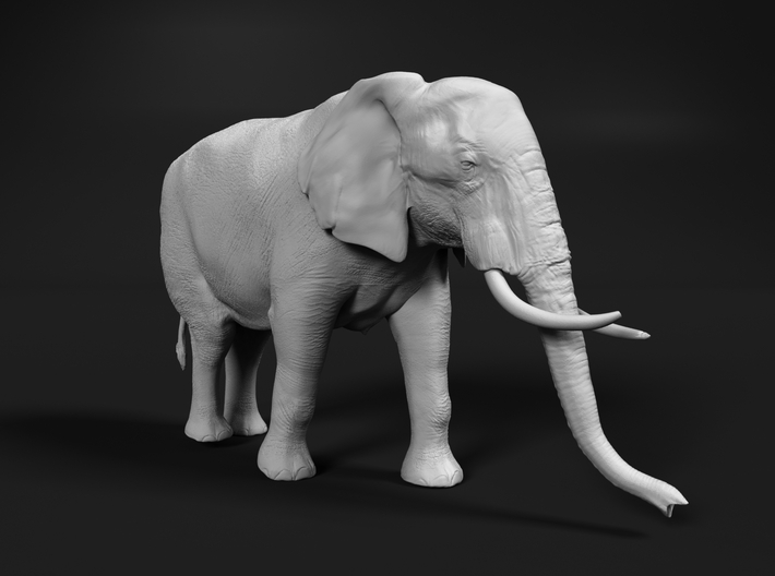 African Bush Elephant 1:72 Walking Female 3d printed