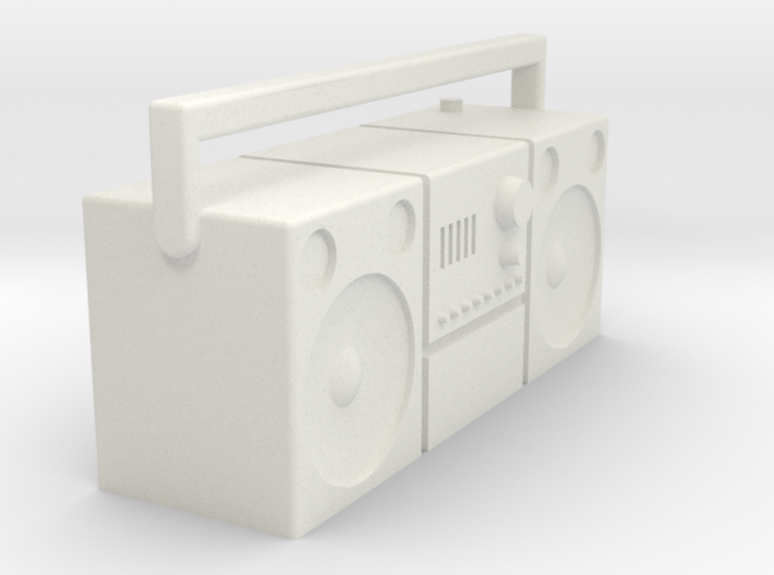 1/16 Radio cassette player, old type 3d printed