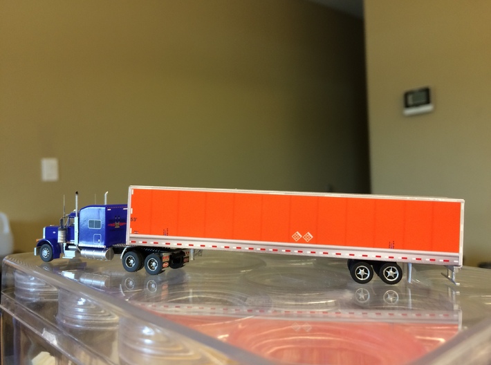 N 53' Container Chassis 4 Pack v1 3d printed 