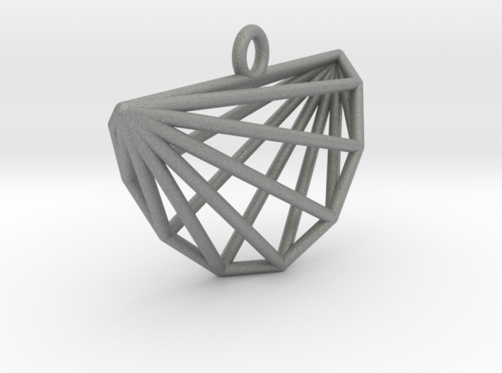 Intricate Cyclic Polytope Pendant 3d printed