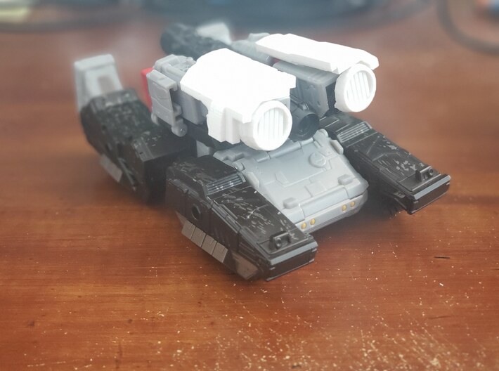 Miner Megatron Shoulders  3d printed Vehicle Mode