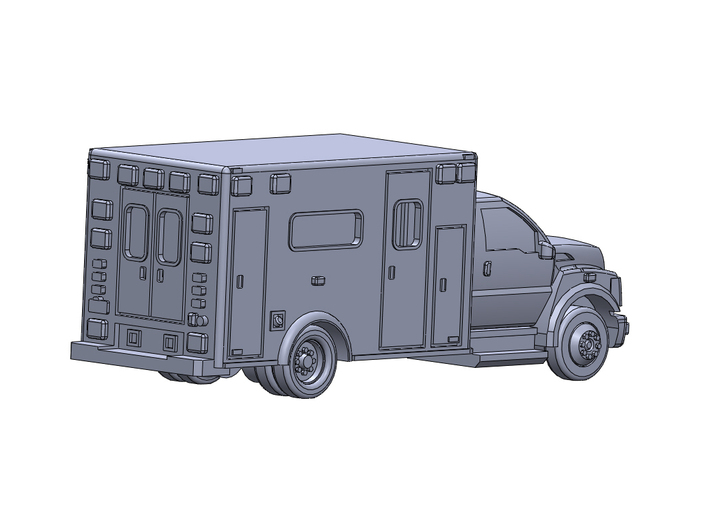 Ambulance F650 3d printed 