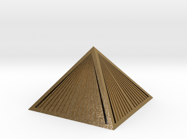 Golden Pyramid Star Tetrahedron ultra detail 3d printed