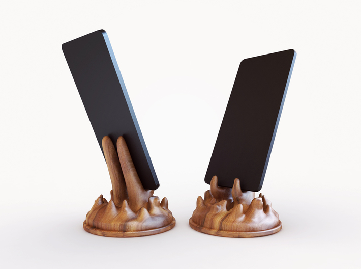 Organic Phone Stand 3d printed 