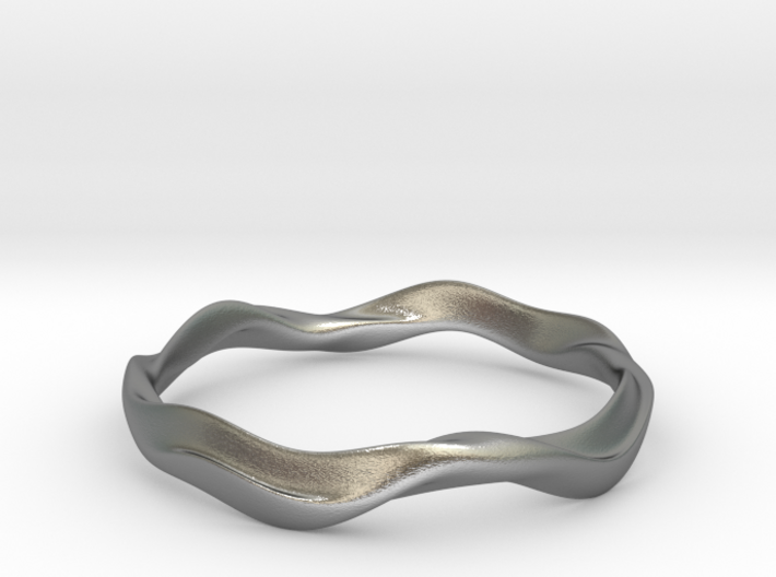Ima Wave Bangle - Bracelet 3d printed