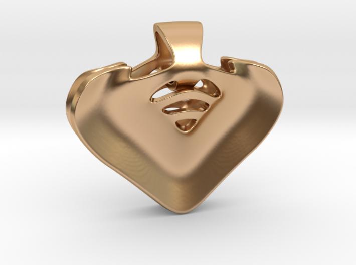 &quot;Be my heart&quot; Pendant 3d printed