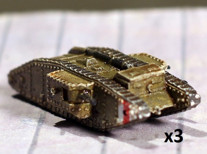1/220 Mk.IV Male tank 3d printed 