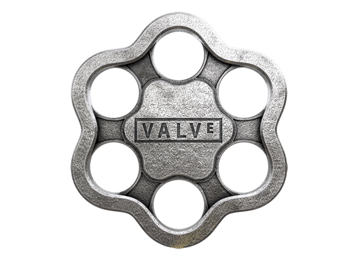 Valve Keychain 3d printed 