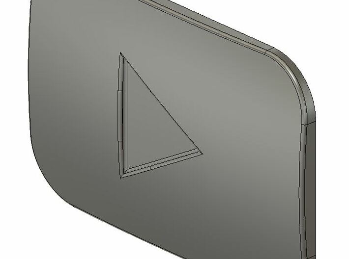 Youtube Play Button 3d printed 