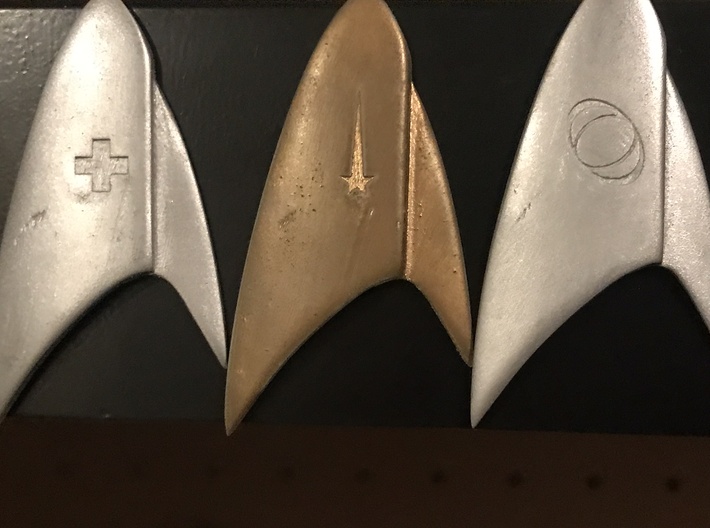 Star Trek Discovery Badge (Engineering) 3d printed 