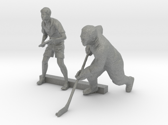 S Scale Tennis and Hockey Players 3d printed This is a render not a picture