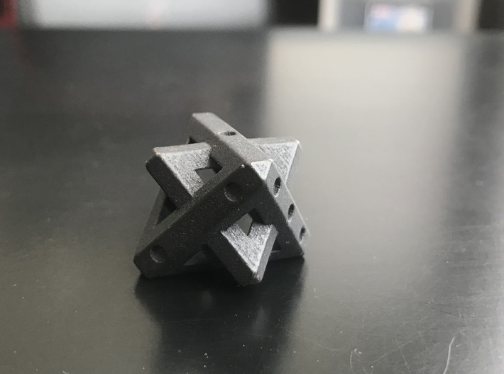 Duo-Tet Stagger (Metal) 3d printed 